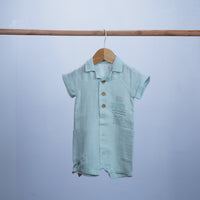 comfortable cotton summer romper for baby short sleeve