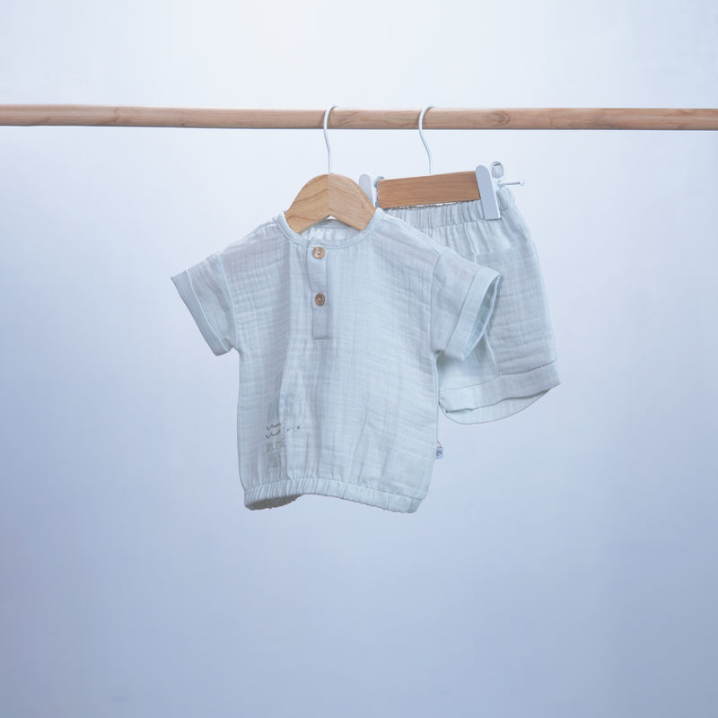 muslin light set of 2 pieces for baby boy