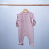 baby girl cotton overall long sleeve flower design