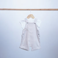 summer cotton salopette for baby boy