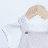 summer cotton salopette for baby boy