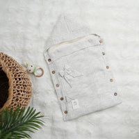 winter bag for baby with flexible sides wool