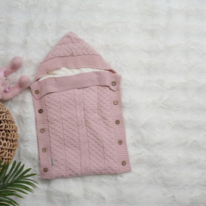 winter bag for baby with flexible sides wool