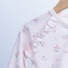 baby girl cotton overall long sleeve cherry design with hat