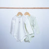 pack of 2 pieces bodysuits for baby girl long sleeve