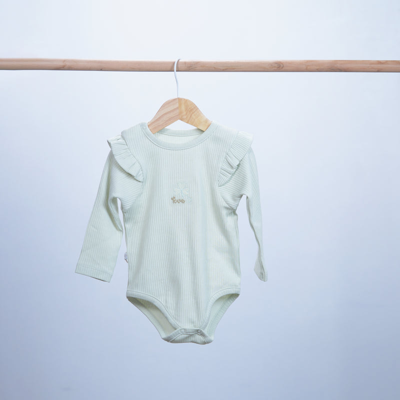 pack of 2 pieces bodysuits for baby girl long sleeve