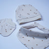 cotton baby bibs mashroom  2 pcs