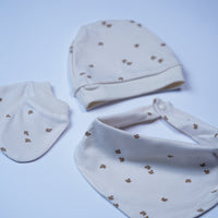 cotton baby bibs mashroom  2 pcs