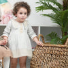 cotton dress with collar  for baby girl