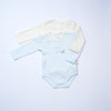 pack of 2 bodysuits long sleeve baby boy