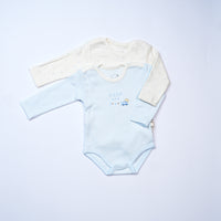pack of 2 bodysuits long sleeve baby boy