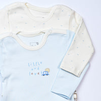 pack of 2 bodysuits long sleeve baby boy