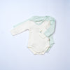 pack of 2 bodysuits long sleeve baby boy green car