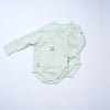 pack of 2 green bodysuits long sleeve baby boy