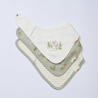 pack of 3 bibs for teething unisex baby