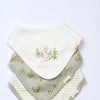 pack of 3 bibs for teething unisex baby