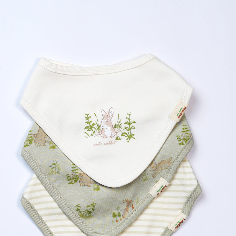 pack of 3 bibs for teething unisex baby