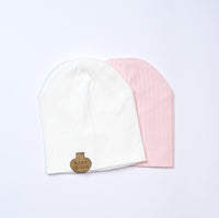 pack of 2 cotton hats for baby