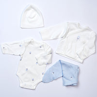 premature baby set of 4 pieces floral
