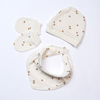 cotton baby bibs mashroom  2 pcs