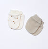 baby scratch gloves mushroom 2pcs