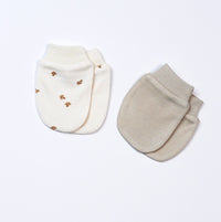 baby scratch gloves mushroom 2pcs
