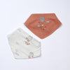 cotton baby bibs duck 2 pcs