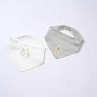 cotton baby bibs penguin design 2 pcs
