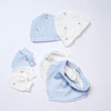 cotton baby bibs floral  design 2 pcs