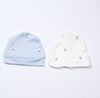 newborn baby cotton hats floral 2 pcs
