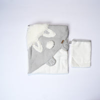 rabbit hooded towel for baby
