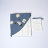 dog hooded cotton baby towel with gloves