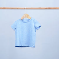 short sleeve baby t-shirt with buttons