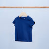 short sleeve baby t-shirt with buttons