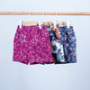 basic cut practical short for girl floral
