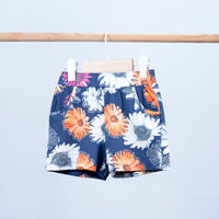 basic cut practical short for girl sunflower