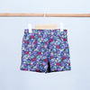 basic cut practical short for girl floral