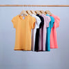 basic round neck cotton t-shirt for girl