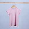 basic round neck cotton t-shirt for girl