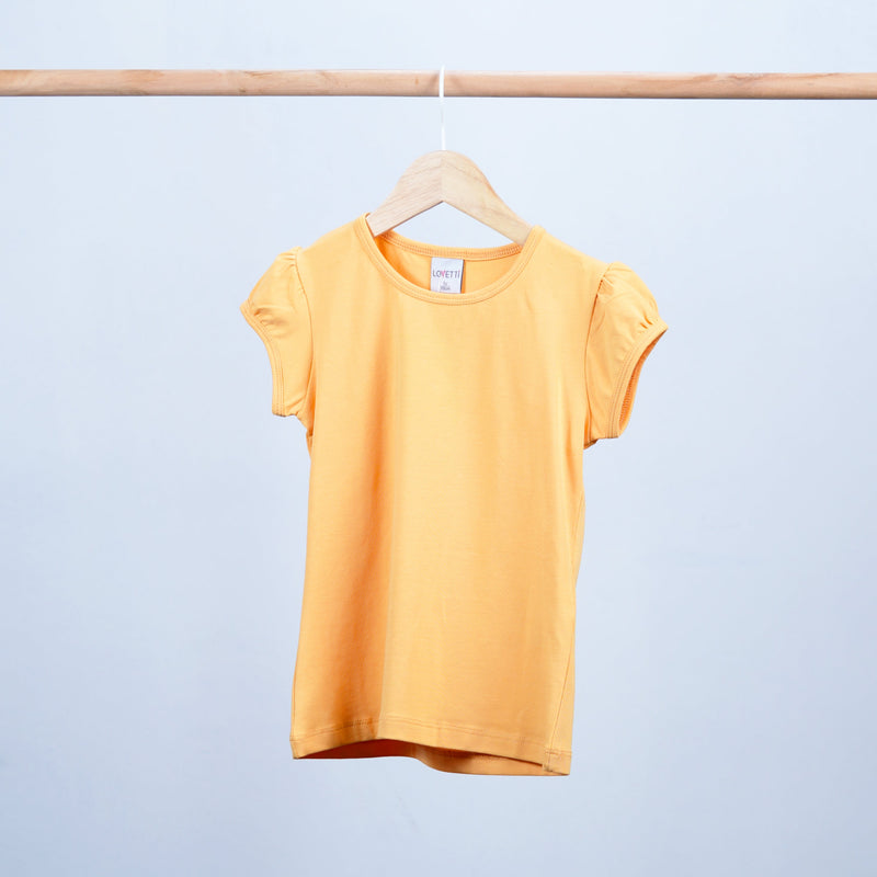 basic round neck cotton t-shirt for girl