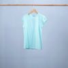 basic round neck cotton t-shirt for girl short sleeve