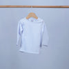 baby sweatshirt with buttons and round neck long sleeve