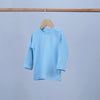 baby sweatshirt with buttons and round neck long sleeve