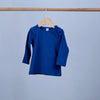 baby sweatshirt with buttons and round neck long sleeve