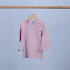 baby sweatshirt with buttons and round neck long sleeve