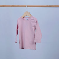 baby sweatshirt with buttons and round neck long sleeve