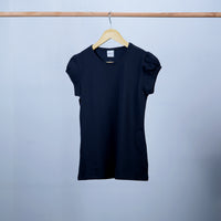 basic round neck cotton t-shirt for girl