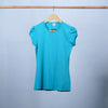 basic cotton girl t-shirt round neck