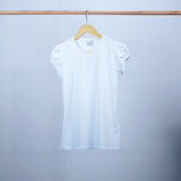 basic round neck cotton t-shirt for girl