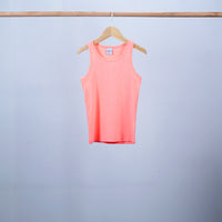 sleeveless basic t-shirt with racerback for girl